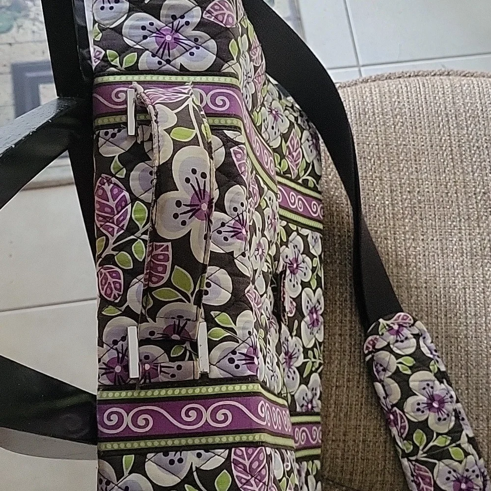Vera Bradley Purple Floral Laptop Bag